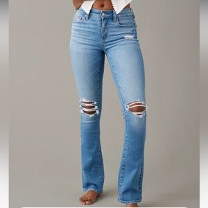 AE high rise skinny kick jeans